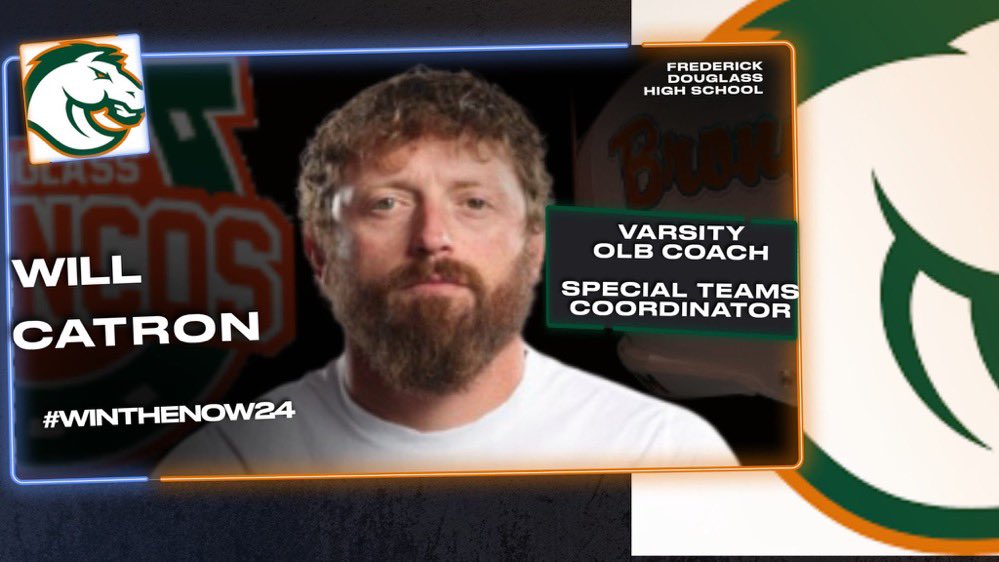 coachnatemcpeek's tweet photo. Varsity @FDouglassFB defensive staff
@CoachJeffPoe DC/DL
@COACH_LANDING23 DB
@CoachWCat OLB/Special Teams 
@CoachGilliam53 ILB
As always it's SPECIAL to be a BRONCO!
#WINTHENOW24 https://t.co/vcQMmlN3CW