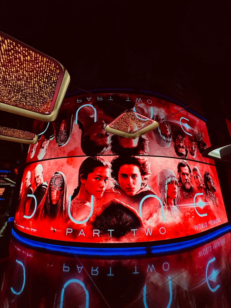 CineworldEvents's tweet image. "Dune: Part Two" premiered at Cineworld this weekend. Guests enjoyed the spectacle of the red carpet with the cast and filmmakers before experiencing the movie on the biggest screen in #IMAX

Missed out? Book a corporate screening: bit.ly/3Tl8rI8

#DunePartTwo #redcarpet