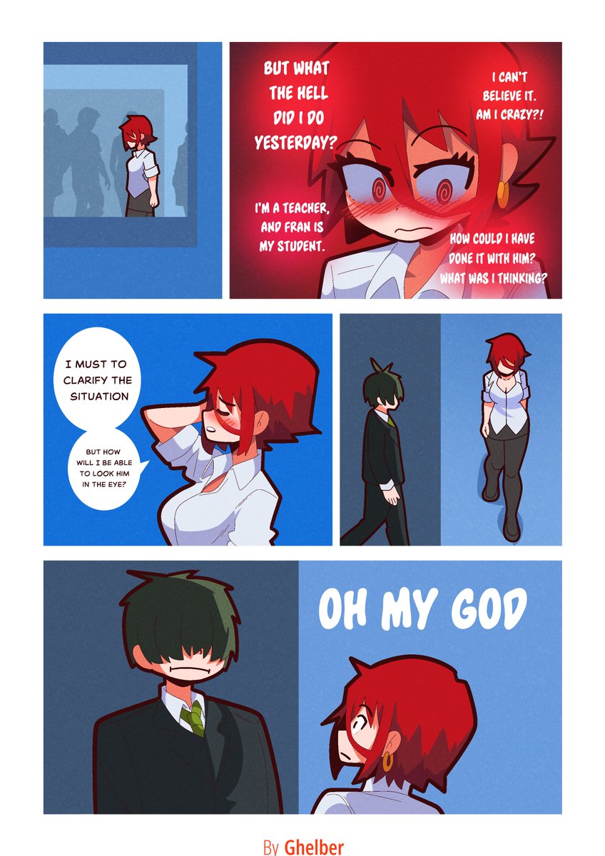 Ghelber0's tweet photo. Alone with my teacher 2 🧡 1/4
Full comic in my Bio 🐧 https://t.co/lIBzAtW44Q