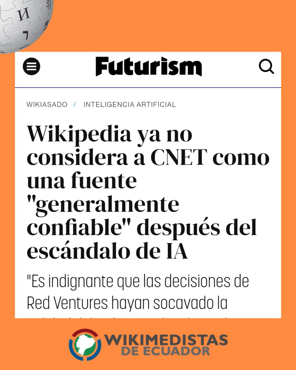 Pues si, Wikipedia también puede considerar que fuente es confiable y cual no. 
#listanegra