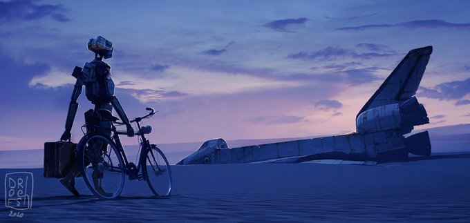 「自転車 誰もいない」のTwitter画像/イラスト(新着)
