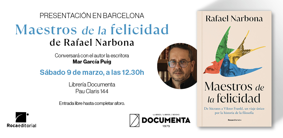 DocumentaBCN's tweet photo. Setmana amb presentacions de «Capbussada» de Josep Maria Solà, @edicionsalbi. «Pa i Roses» de Montserrat Duch Plana, @EditorialBase. «Vida interior» i «Galeria de retrat» de Rosa Artigas, @AledisEditorial. «Maestros de la felicidad» de Rafael Narbona, @RocaEditorial. https://t.co/OGQ8hsIZWL