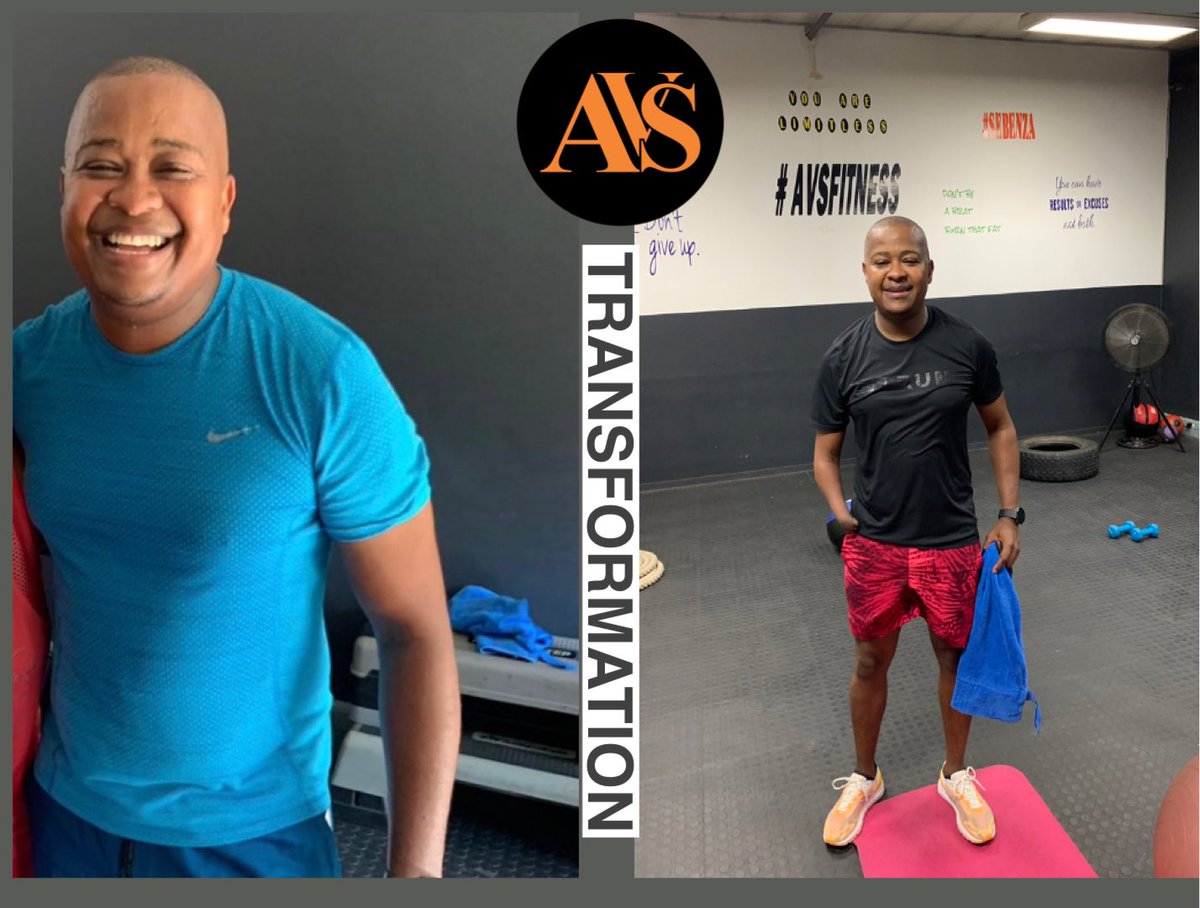 audas_vanschoor's tweet image. #TRANSFORMATION‼️

🧨🧨WELL DONE Thabang for losing 15kg so far 🧨🧨 

You can too! Join us for our next 6 Week Transformation Challenge ⬇️⬇️

SIGN-UP TODAY 🏋🏾‍♂️🚨

PROUD OF YOU ⭐️

#6WeekChallenge #THETransformation #AVSfamily  #Fitness #Transformation #CONSISTENCY #Avsfitness