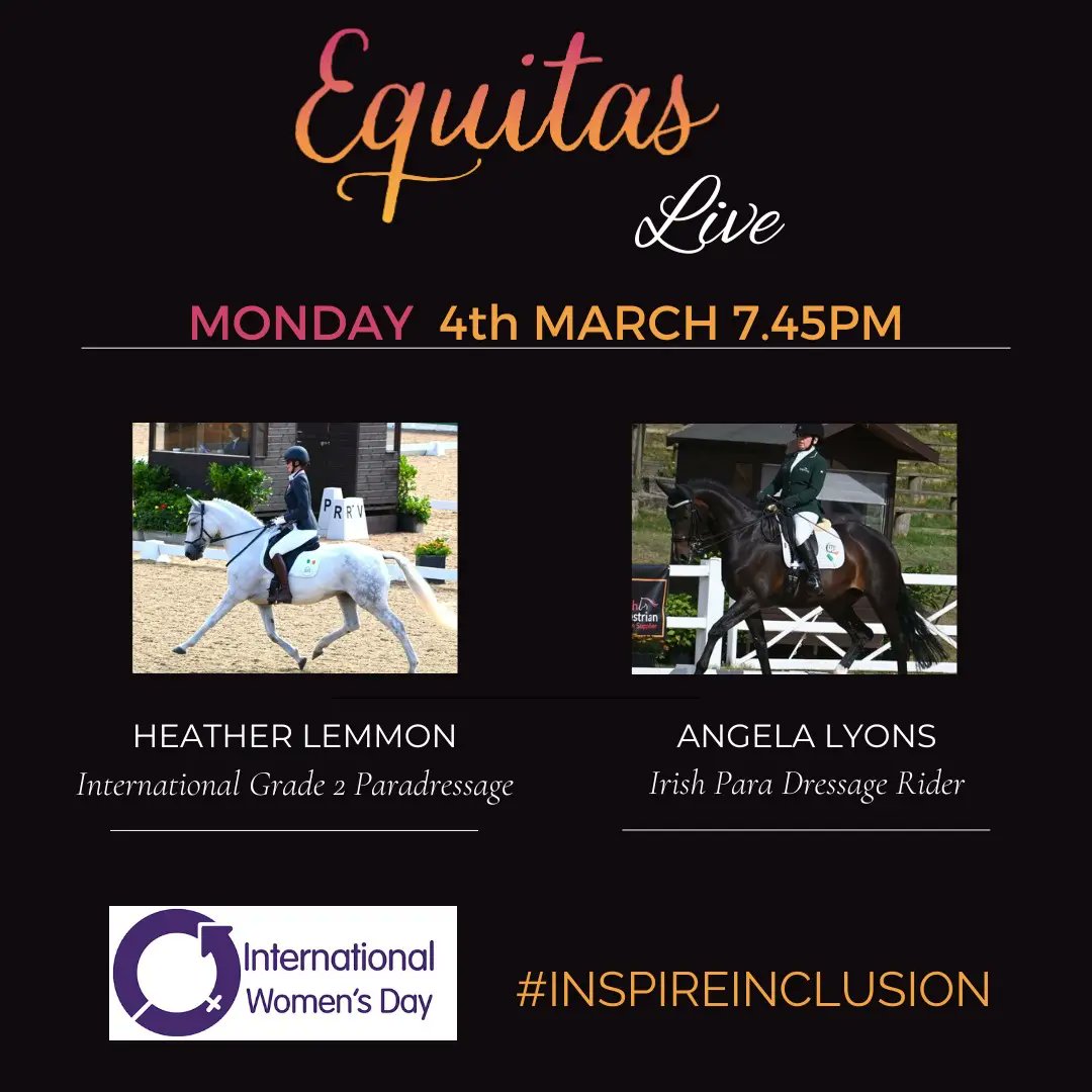 Join us tonight on Instagram to hear Heather and Angela speak on inspiring inclusion their focus on the journey and ambitions to get to the Paralympics this year! #iwd2024 #InspireInclusion