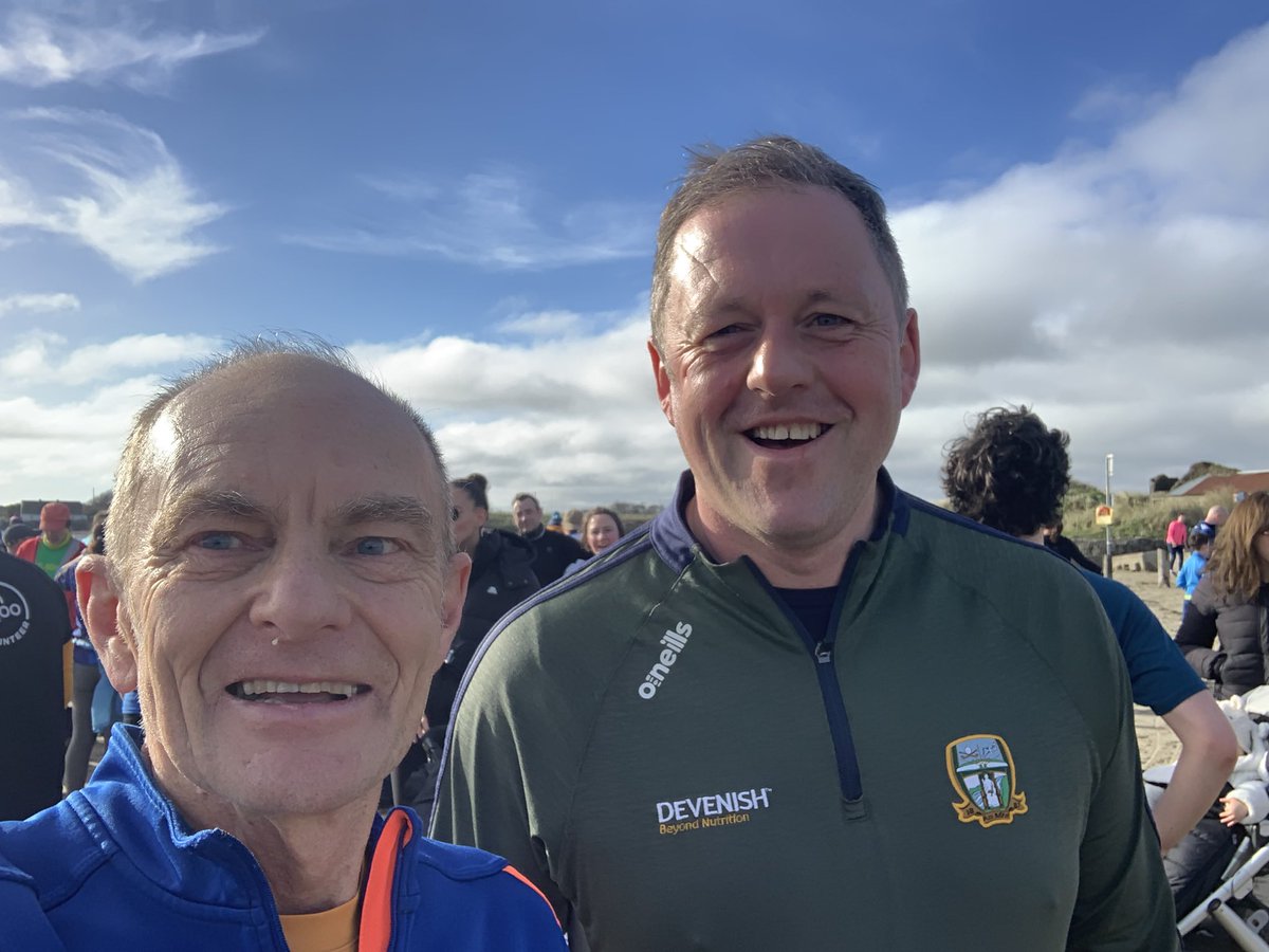 Good to welcome @ThomasByrneTD to an amazing first Laytown Beach @parkrunIE 388 of all abilities run, walked or jogged. Great to see such an inclusive event.