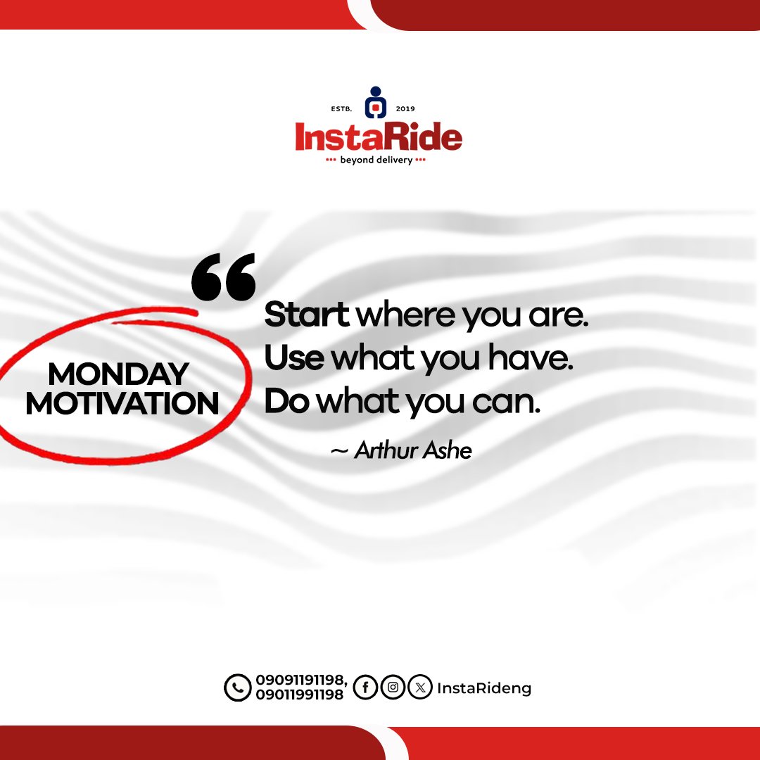 InstaRideNg's tweet photo. Monday's sunrise brings not just a new day but a fresh opportunity to set the tone for the entire week. Approach each task with a positive mindset, turning obstacles into stepping Start now!

#mondaymotivation
#start 
#instarideng https://t.co/KjLoHzyUDD