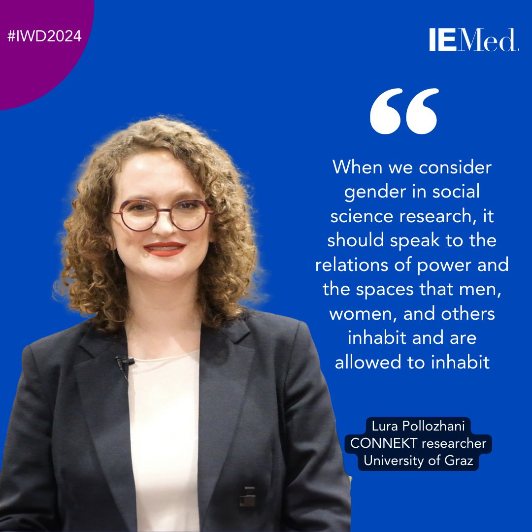 IEMed (@iemed_) on Twitter photo Dr. Lura Pollozhani is a brilliant researcher of the <a href="/ConnektH2020/">CONNEKT Project</a>, led by the IEMed & aimed at improving strategies for preventing violent extremism among youth.
🚀We kick off a series on the occasion of International Women's Day
#IWD2024 #InvestInWomen
👉youtu.be/5vKk24tZ3mc?si… Dr. Lura Pollozhani is a brilliant researcher of the <a href="/ConnektH2020/">CONNEKT Project</a>, led by the IEMed & aimed at improving strategies for preventing violent extremism among youth.
🚀We kick off a series on the occasion of International Women's Day
#IWD2024 #InvestInWomen
👉youtu.be/5vKk24tZ3mc?si…