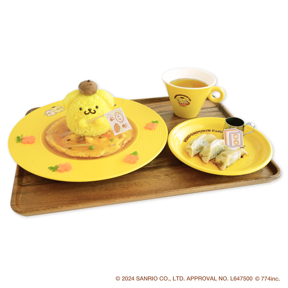 💛すぺしゃるフードメニュー💛 『餃子過激派もにっこり！天津飯定食