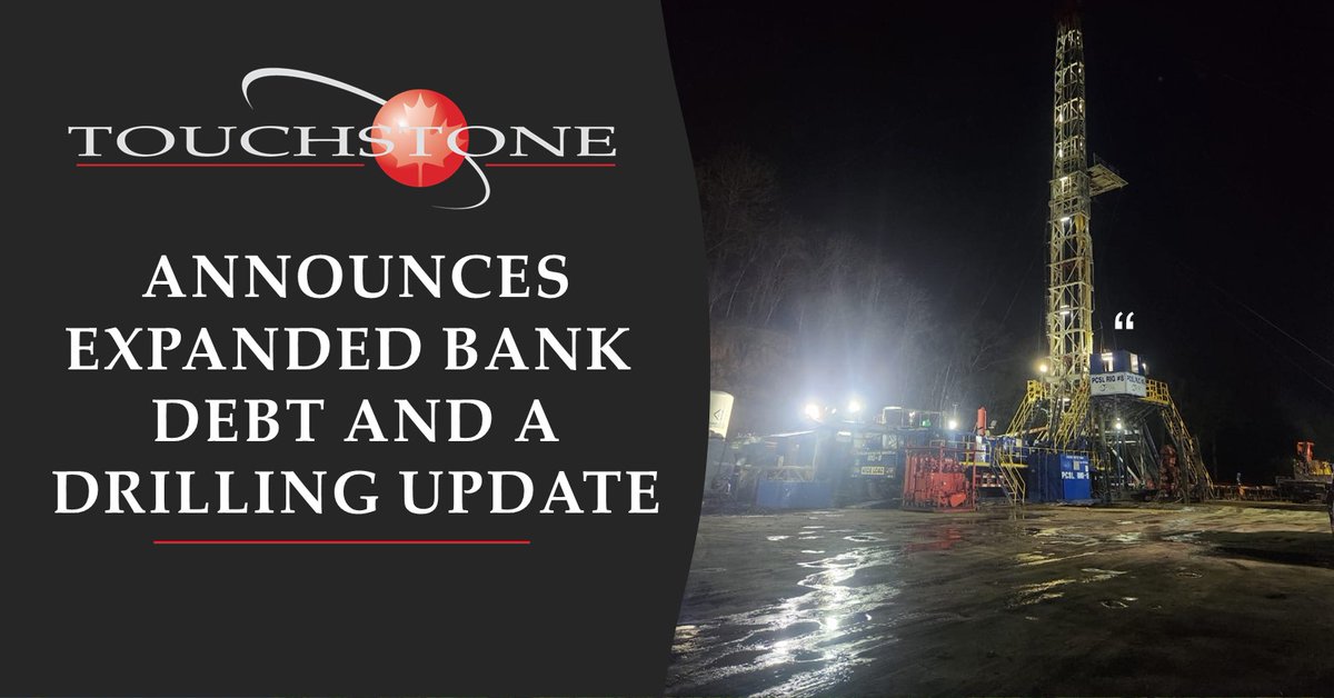 Touchstone is pleased to provide an update on our bank debt and drilling operations.  Learn more: touchstoneexploration.com/investors/news/

#Drilling #Trinidad #OilandGas