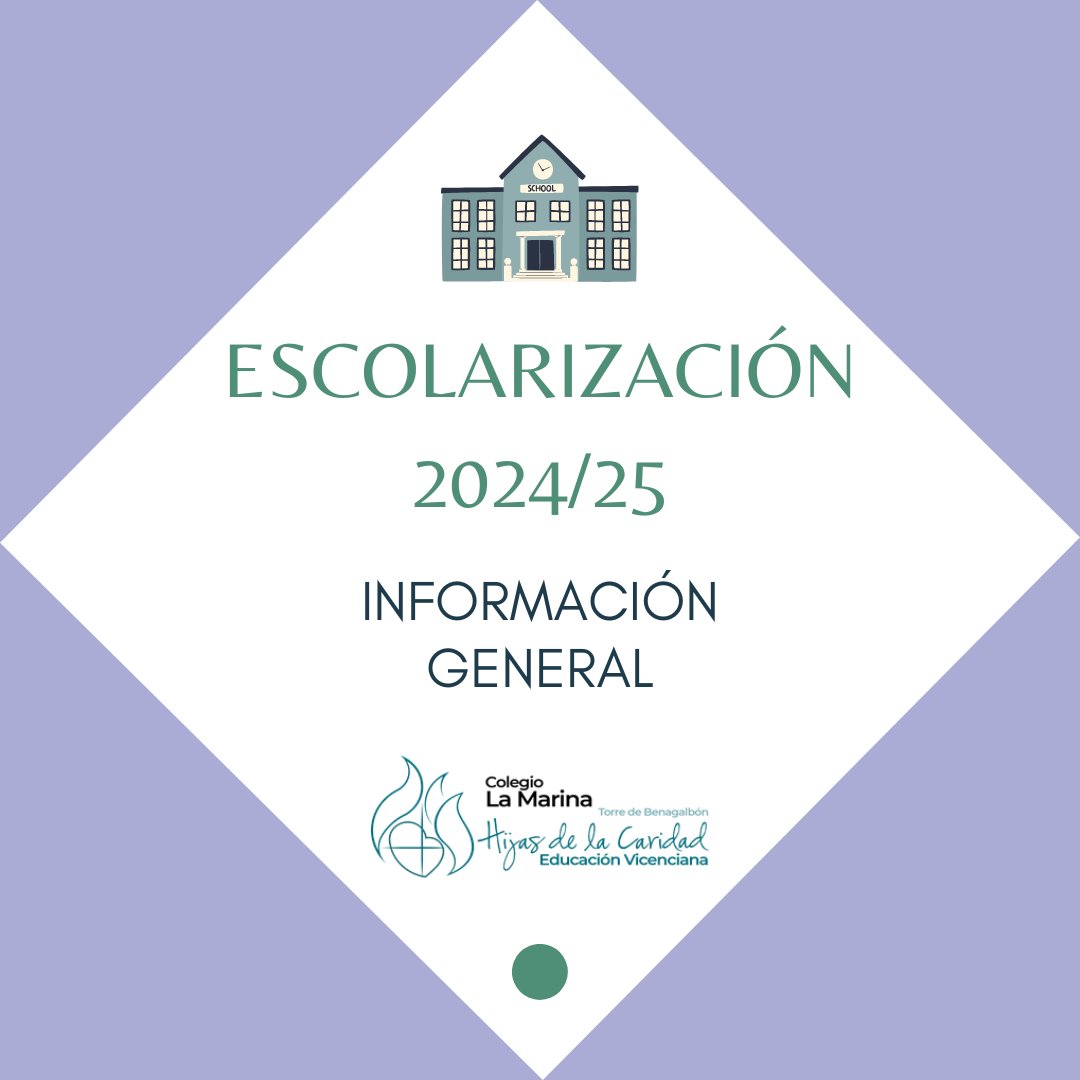Ya puedes consultar toda la información sobre el proceso de Escolarización para el curso escolar 2024-25. 👇
lamarinacev.es/informacion-de…
#EducaciónVicenciana #ColegiosHHCC #LaSencillezNaceDelCorazón
#sabermásparaservirmejor