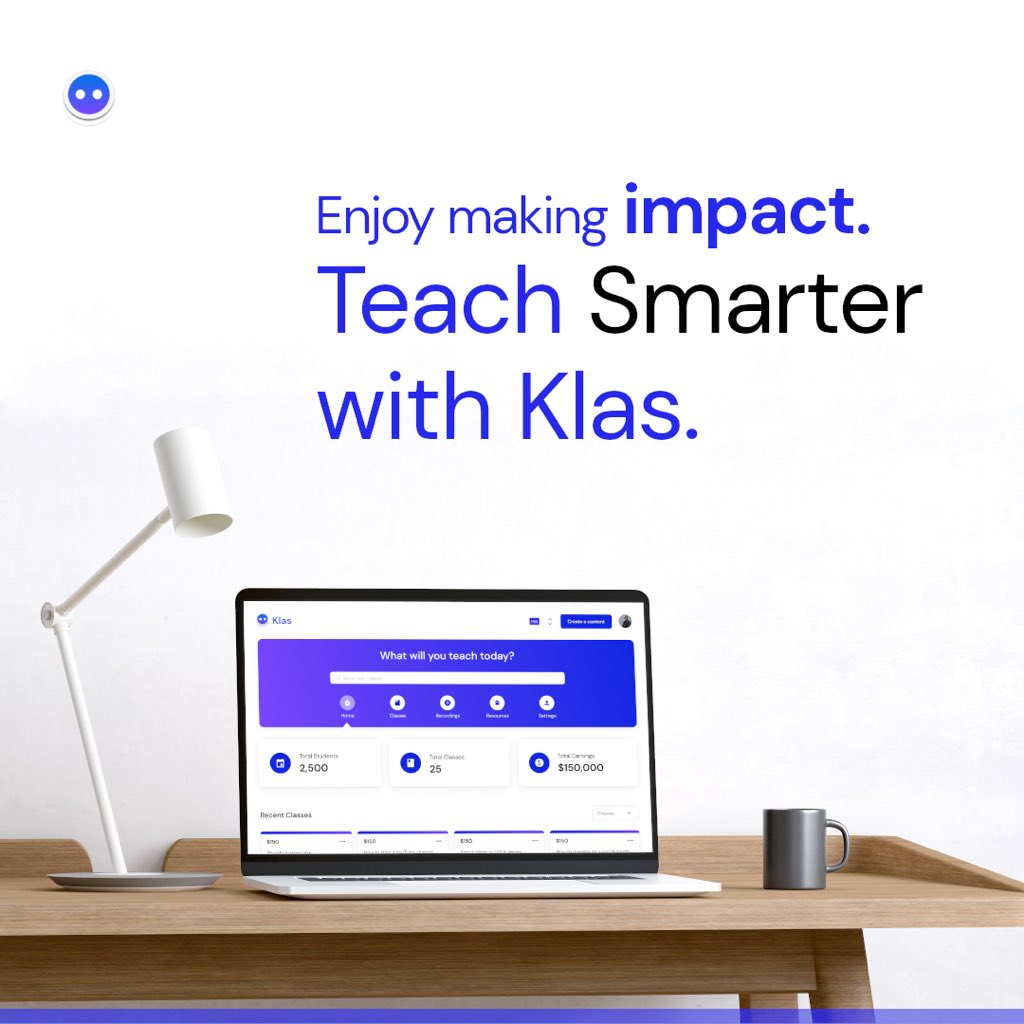 klas_hq's tweet photo. Teaching makes a lasting impact. So, teach smarter.
Teach smarter with Klas today. Send us a DM to get started.
#tryklas #teachsmarter https://t.co/lmQ6LP3ri7