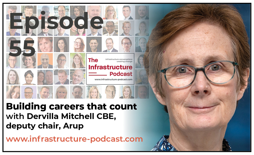 Dervilla Mitchell CBE, deputy chair at @Arup, one of the most influential women in infrastructure, joins me on The Infrastructure Podcast this week. Listen at infrastructure-podcast.com/episode-55---d… as we talk about her inspiring 44 year career with the business #IWD2024 #InspireInclusion