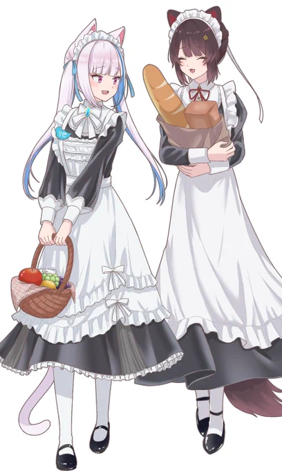 メイドさんたち #ヘル絵スタ #いぬいらすと 