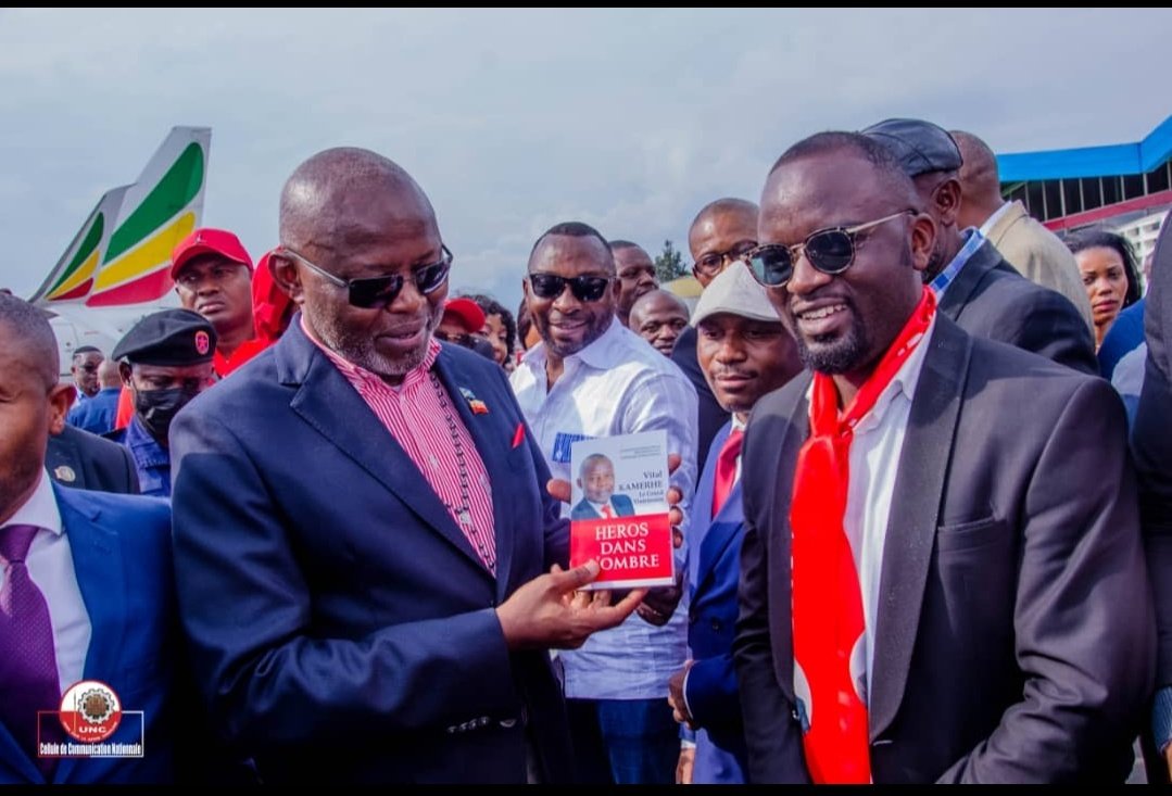 Patrick MUDEKEREZA (@mudekerezapatr1) on Twitter photo Heureux anniversaire cher President National <a href="/VitalKamerhe1/">Vital Kamerhe</a> .
Nous vous souhaitons tout ce que qu'il de mieux pour votre nouvel âge, baraka tele na hekima mingi 🥂. Heureux anniversaire cher President National <a href="/VitalKamerhe1/">Vital Kamerhe</a> .
Nous vous souhaitons tout ce que qu'il de mieux pour votre nouvel âge, baraka tele na hekima mingi 🥂.