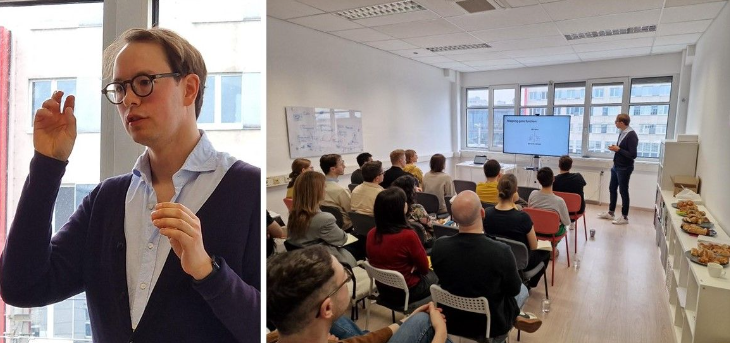 MylliaBio's tweet image. Last Friday, @MylliaBio hosted @niklas_a_s, PostDoc w/ Veit Hornung and Fabian Theis, for a seminar - Niklas presented an exciting approach called SPARCS combining #pooled #CRISPR #perturbation with #imaging, laser dissection of cells and #NGS! 🧬✂️🧫🔬

biorxiv.org/content/10.110…