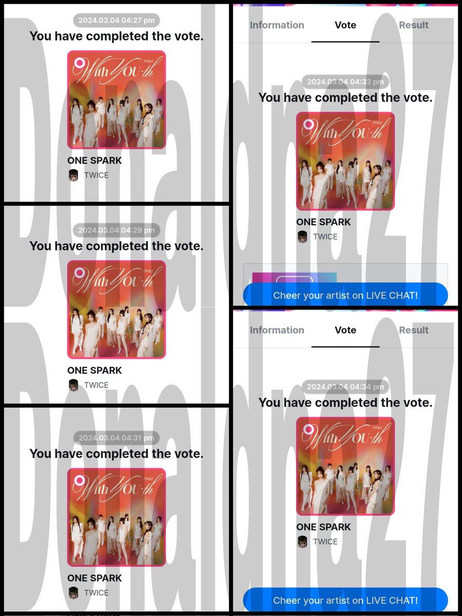 🎉CONGRATULATIONS🎉

Poll winner and Artist with most proof: #TWICE 

thank you for participating💙