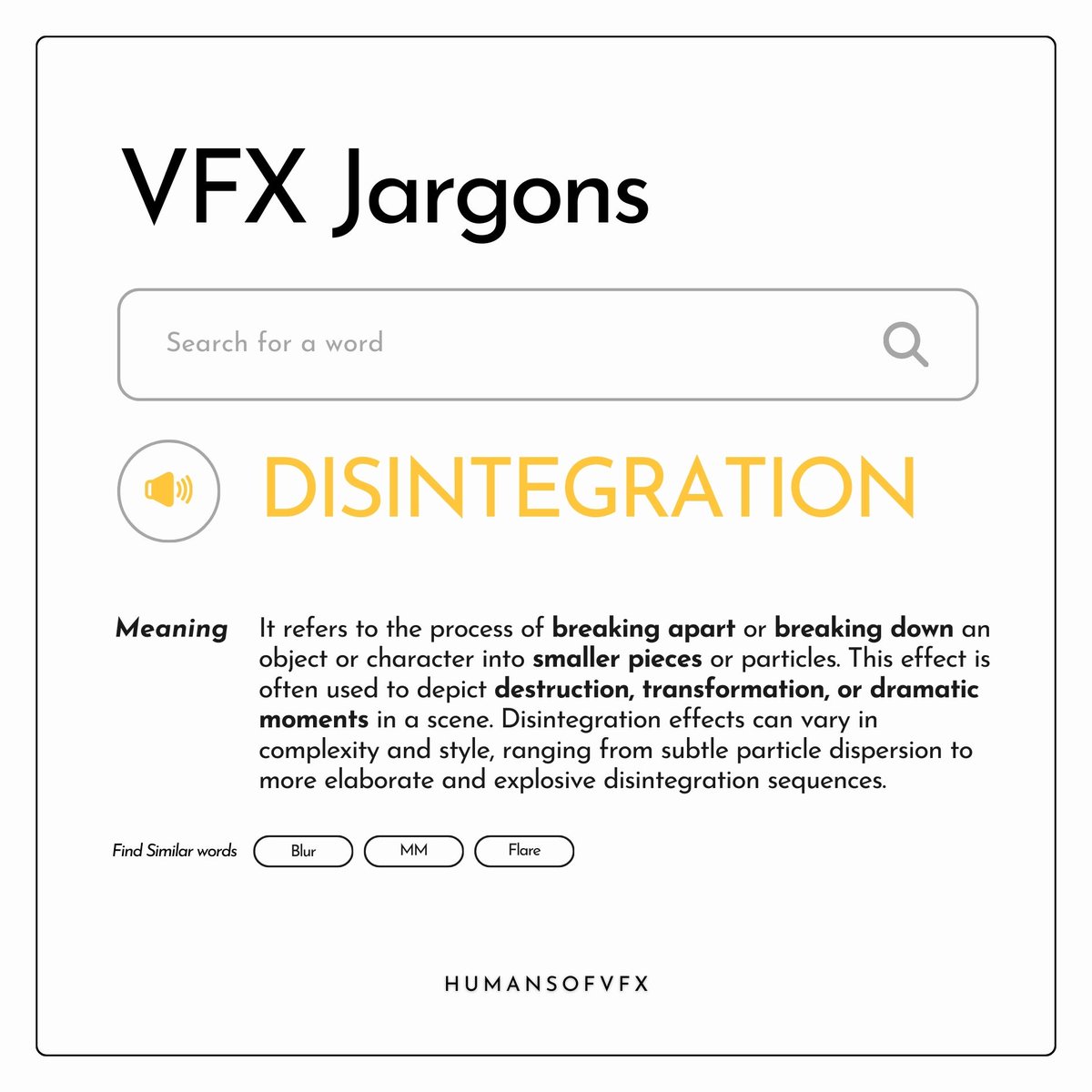 humansofvfx's tweet image. VFX Jargon - Disintegration

Follow @humansofvfx
#vfx #vfxknowledge #vfxartist #nuke #cgi #software #vfxstudio #vfxworld #viralpage #viral