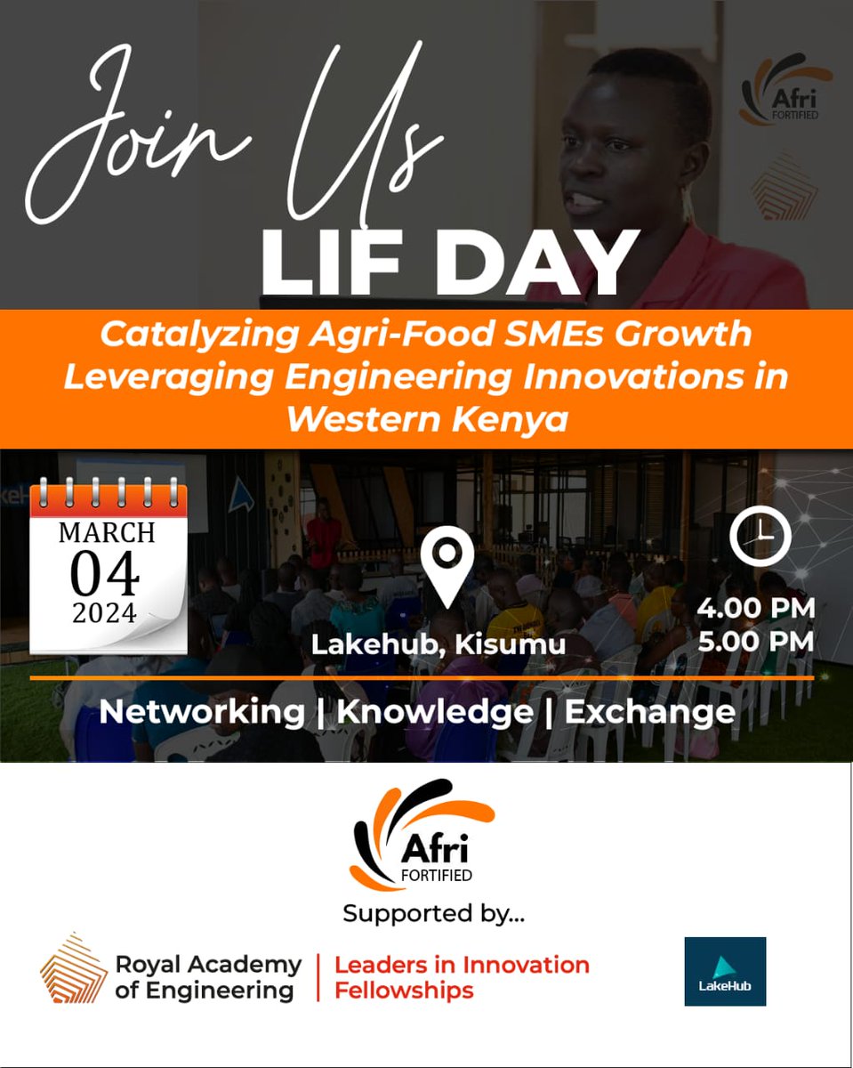 This afternoon, we host an exclusive networking session on Leaders in Innovation Fellowship Day organized by @afrifortified, @LakeHub, and the @RAEngGlobal. Join us for this engaging session where LIF alumni will share insights on incorporating technology into everyday life.