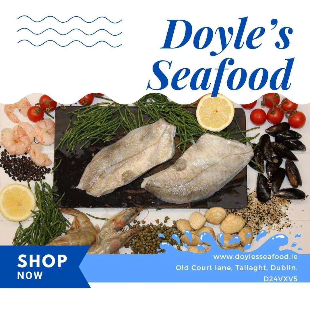 Visit us in-store D24VX5 or shop now at doylesseafood.ie.
The freshest and best quality fish &amp; seafood.
From fishnet to your plate!
#fishmonger #fish #seafood #fishwholesale
#seafoodwholesale
#seafoodrestaurant #fishrestaurant #Dublin #carlow #kildare