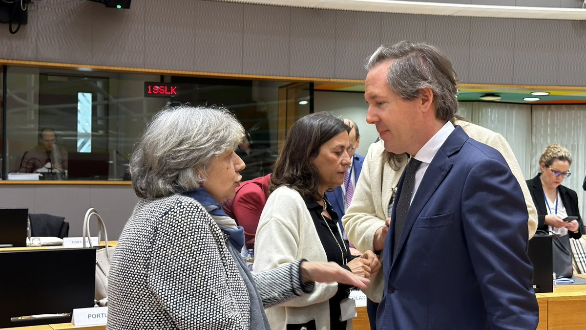 #JHA | 🇪🇺 Ministers responsible for Justice and Home Affairs are today discussing the Schengen Area, asylum and migration, and combatting drug trafficking. Isabel Oneto, Secretary of State for Home Affairs, represents 🇵🇹