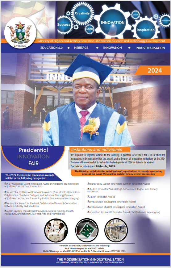 Notice: The deadline for submission of the Presidential Innovation Fair projects is 8 March 2024.