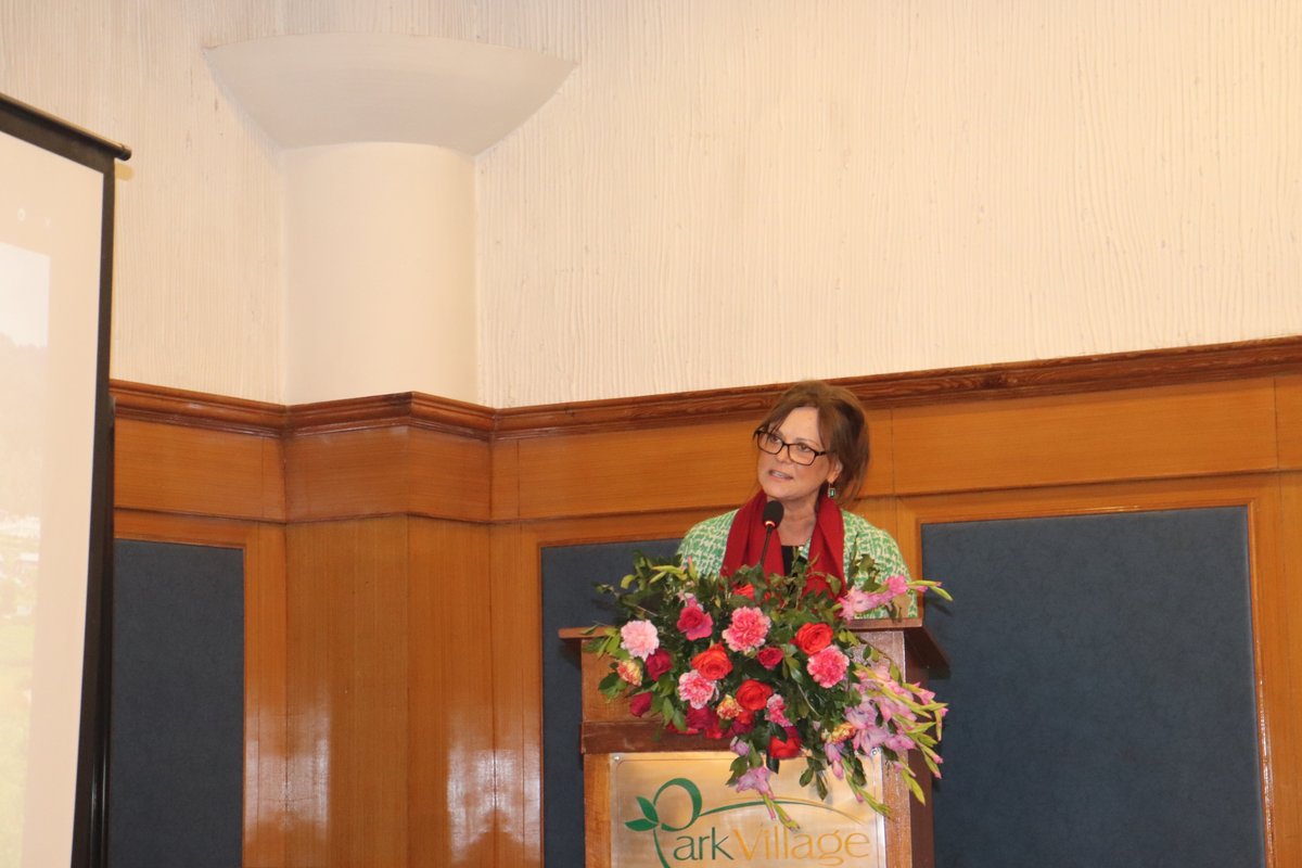HE. Ms. Felicity Volk: 'This conference is important to discuss on How CF can promote GESI, climate change mitigation, and biodiversity conservation. How Nepal's development partners and bilateral partners can collaborate further for the future of CF?' #internationalconference