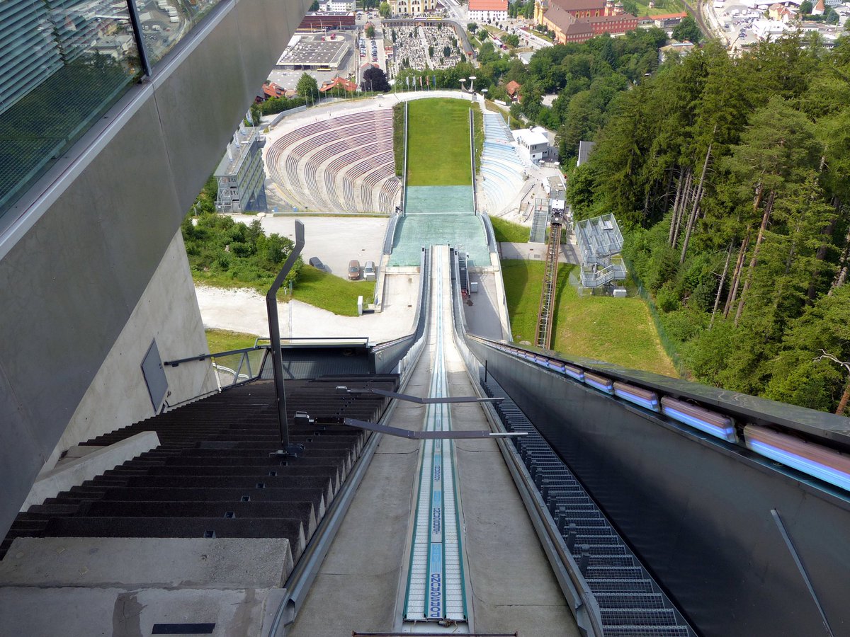 #AlphabetChallenge #WeekJ 
J is for Jump
Zaha Hadid’s Bergisel Ski Jump at Innsbruck