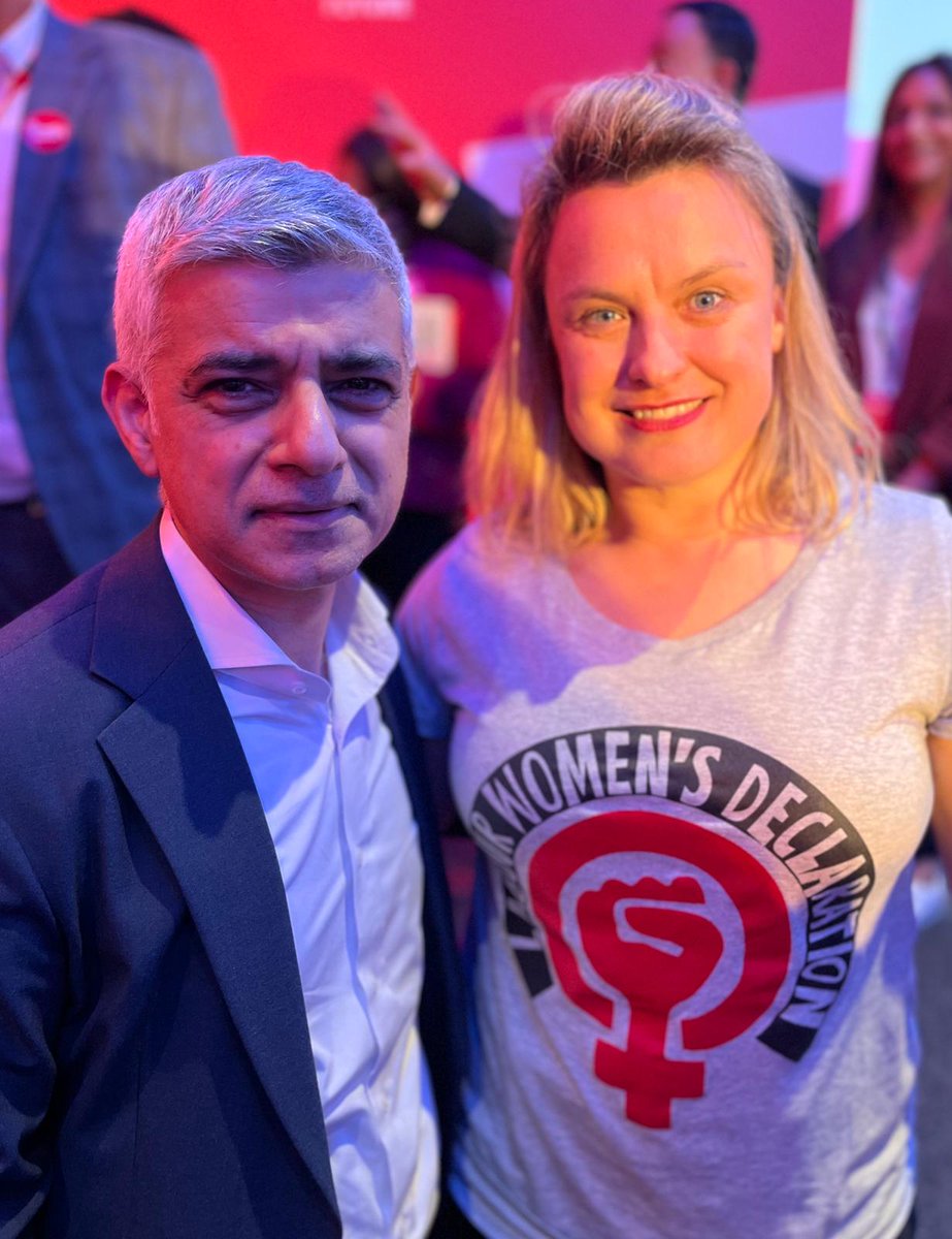 LabWomenDec's tweet photo. Overall, despite this friendly but cheeky pic with @SadiqKhan - who sadly did not visit our stall & has never (yet!) agreed to speak with any of us - many delegates were keen to grapple with issues so long silenced in our @UKLabour party.
#LWDLabLon24 #LabLon24 #LWDLabourNorth24 https://t.co/1V31ec7DOX