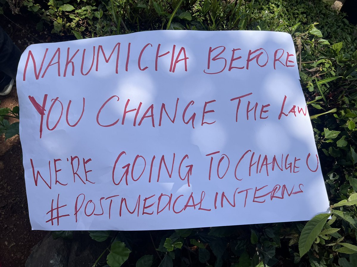 marcosbillow's tweet photo. The course we chose to save lives wants to take ours 🤦🏾‍♂️
We will not rest until @MOH_Kenya  is cleaned !! This is just the beginning 
#postmedicalinterns
#Nakhumichamustgo
#justicefordavji https://t.co/fMc1TuXKE3