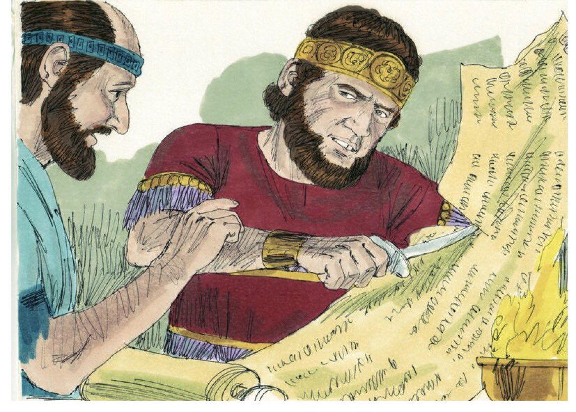 Se um rolo é queimado, outro é escrito.  Se um profeta é morto, outro se levanta. A VERDADE é ETERNA! Ela sobreviverá a toda perseguição... Quem é contra, joga um jogo perdido. #Jeremias36 #Bomdia #rpsp