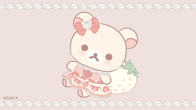 ストロベリーショートケーキみたいにおめかし🍰 #コリラックマストア