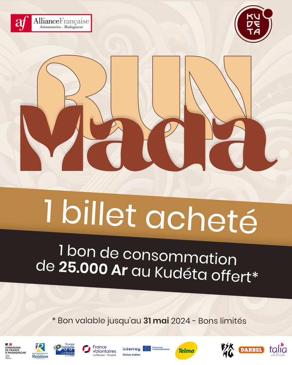 Ce samedi 9 mars, on vous attend pour un spectacle HORS DU COMMUN avec 2 artistes réunionnaises et 2 artistes malgaches.

Les billets sont en vente à l'AFT Andavamamba

#aftana