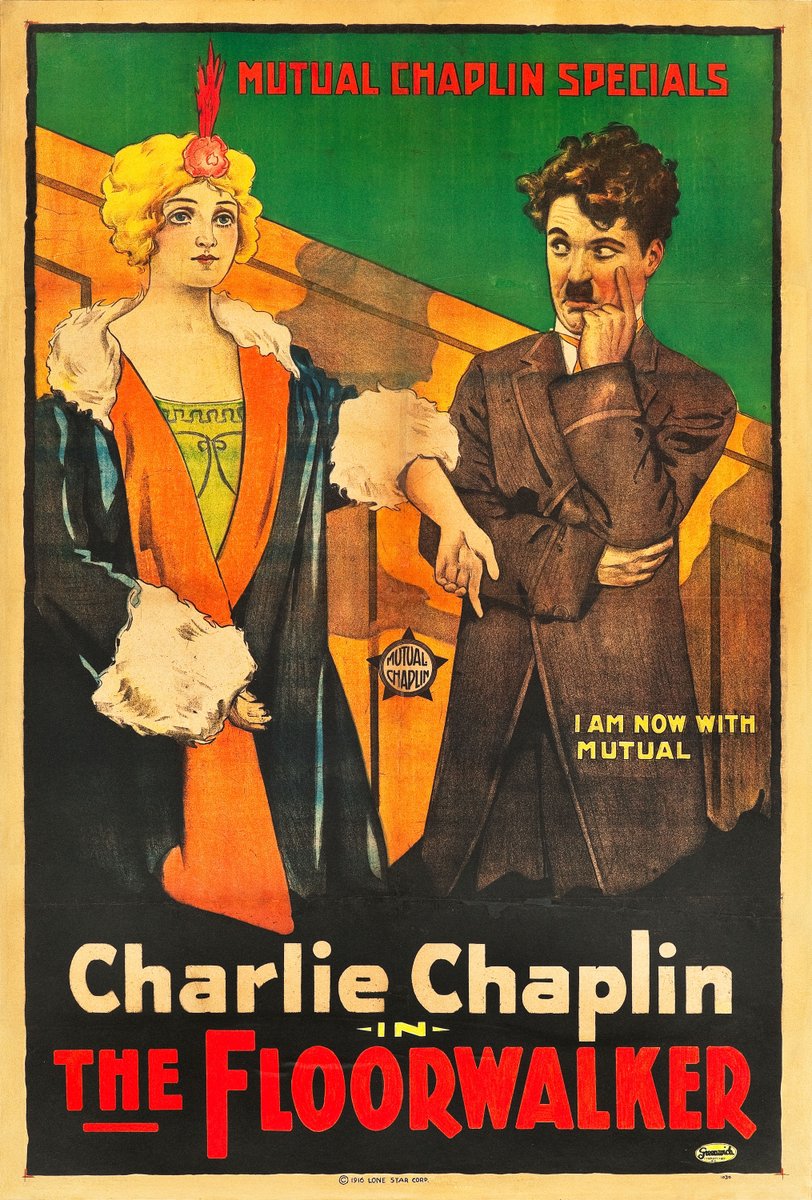 Sundays are for silent movies, I still have a TON of #Chaplin in the DVR...

#NowWatching #134 'The Floorwalker' (1916) with #CharlieChaplin #Edna Purviance #ClassicMovies #ClassicFilms #OldHollywood #TCM #TCMParty #SilentSundayNights #SilentMovies #SilentFilms #2024MyMovieList