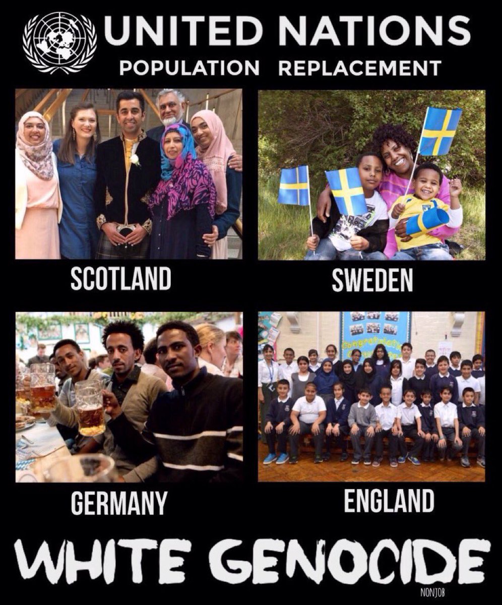 #PopulationReplacement #TheGreatReset #WhiteGenocide