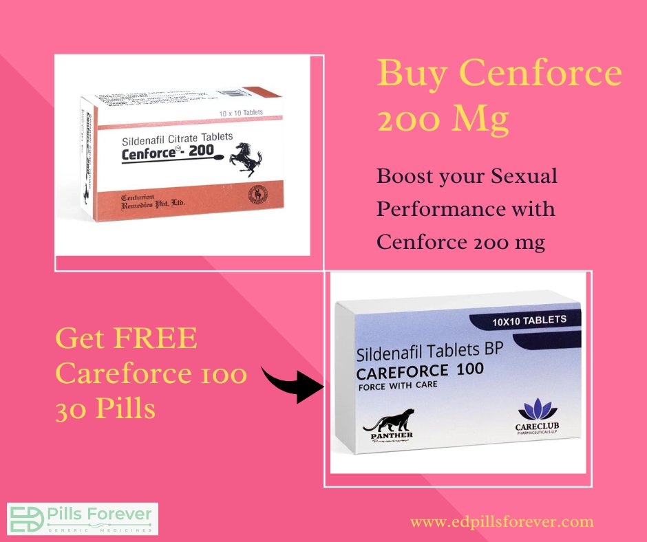 👉Boost your Sexual Performance With Cenforce 200 mg!👩‍❤️‍💋‍👩

Enhance your romantic life with 200 mg of Cenforce! 💊 Reclaim your life by taking charge of your ED and finding your passion again! 

For more information - 
edpillsforever.com/product/cenfor… 

#Cenforce200 #EnhanceYourLife