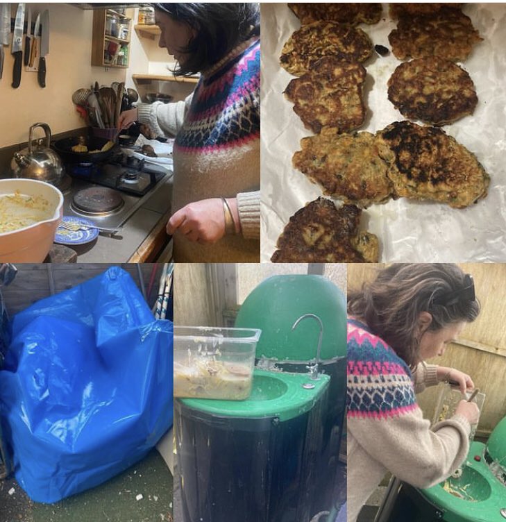 Cooking a feast for 11 people using food waste as cooking fuel @mygug .. food circularity at it’s best 😊❤️#biogasbridget #foodwaste #circulareconomy