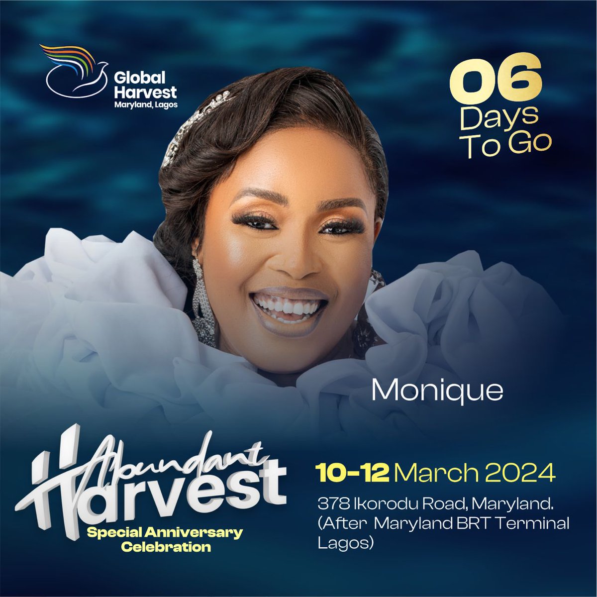 gharvestchurch's tweet photo. We are drawing closer !! 6 days to go , be excited, be expectant , be ready !!!🎉💃🏾💃🏾 

#19thanniversary  
#churchanniversary 
#ghcmarylandlagos19 https://t.co/WGtOFg3f48