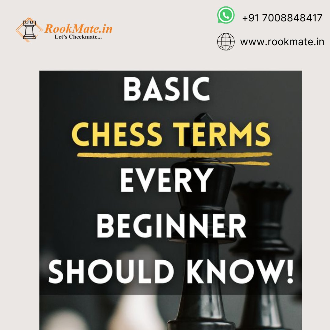 Rookmate64's tweet image. Master the basics and become a chess champion!

Learning these essential chess terms is your first step to dominating the board.

Visit Rookmate.in to learn more! rookmate.in
Contact: +91 7008848417
.
.
.
.
#chess #chessterms #chessbeginner #learntoplay