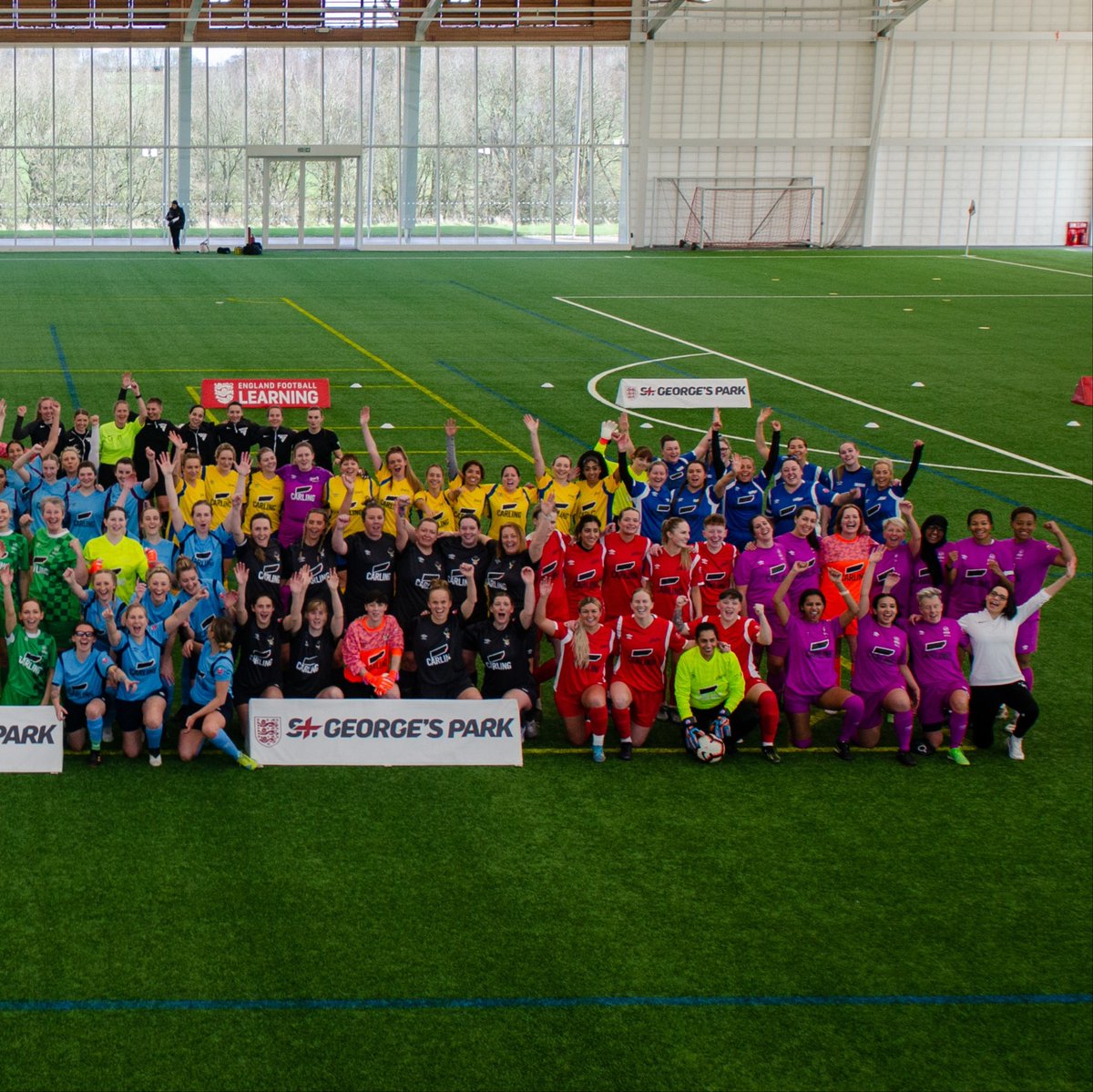 So.......about Friday! 😍

Over 180 female footballers living their best life at the home of England Football, St George's Park, playing alongside their heroes, and most importantly, supporting the fight against blood cancer! 

#WomensCopaDelCL #BloodCancer #Leukaemia