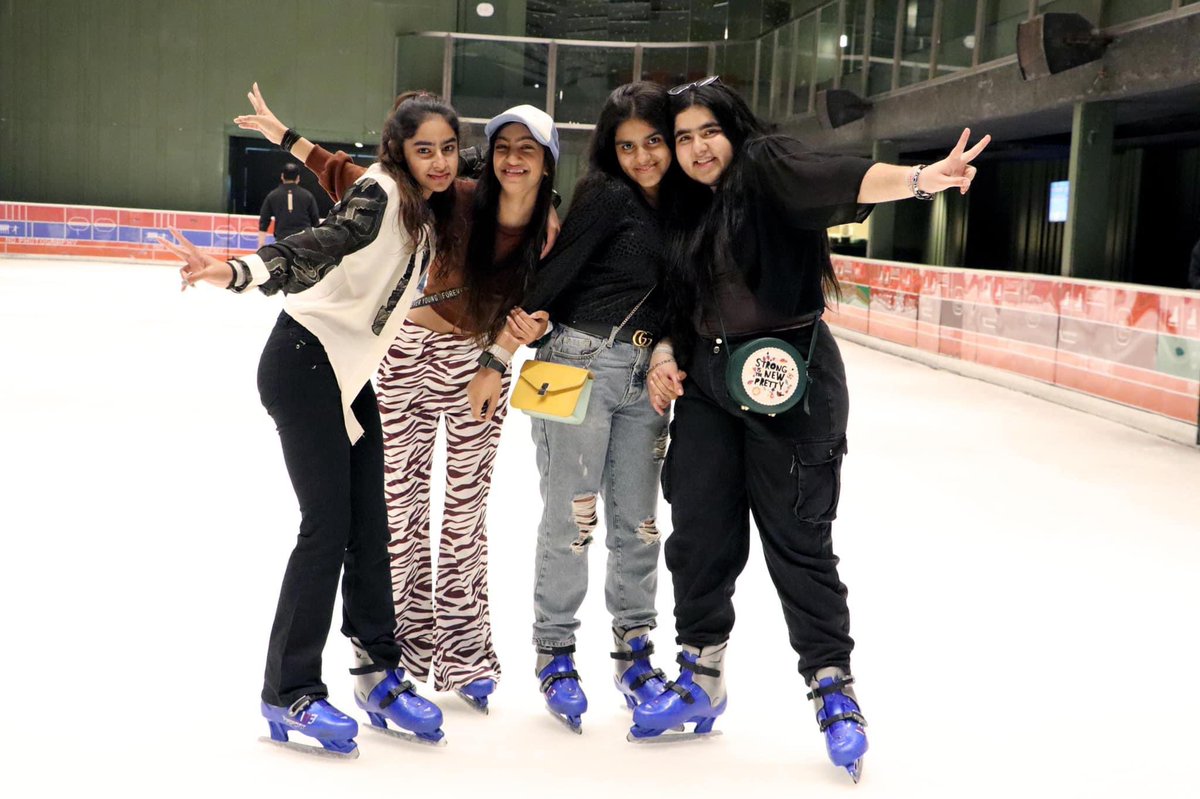 iskate_india's tweet photo. Happy skaters at ISKATE! Book your ice skating session today: https://t.co/2SuWMV1eVf 
#iloveiskate #iskateindia #iceskating #coolnotcold https://t.co/pceA8iWemN