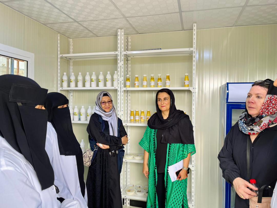 Thrilling to see the transformative impact of #ERRYIII project in Lahj 🇾🇪 A delegation visited women’s groups doing dairy/agro processing Their successes show how the @EUinYemen & @Sida support drives positive change for smallholder farmers, fostering resilience & prosperity