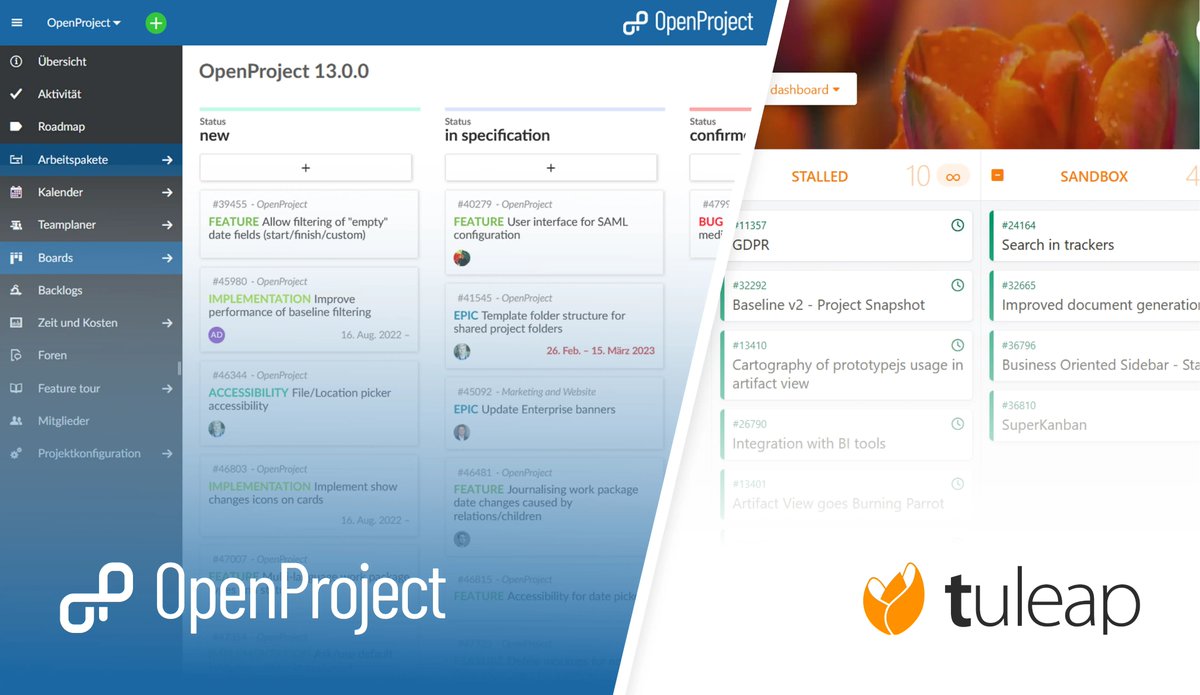 openproject's tweet image. What sets #OpenProject apart from #Tuleap? Both offer open source project management software, but there are of course a number of differences. To help you with your decision, we have compared the two solutions:

➡ openproject.org/blog/openproje…