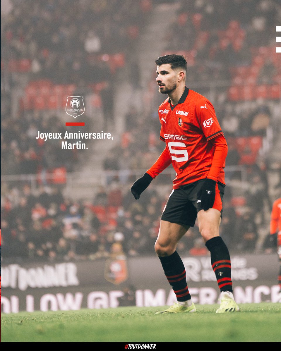 Un très joyeux anniversaire à Martin Terrier qui fête aujourd'hui ses 27 ans ! 🎈

#AnniverSRFC