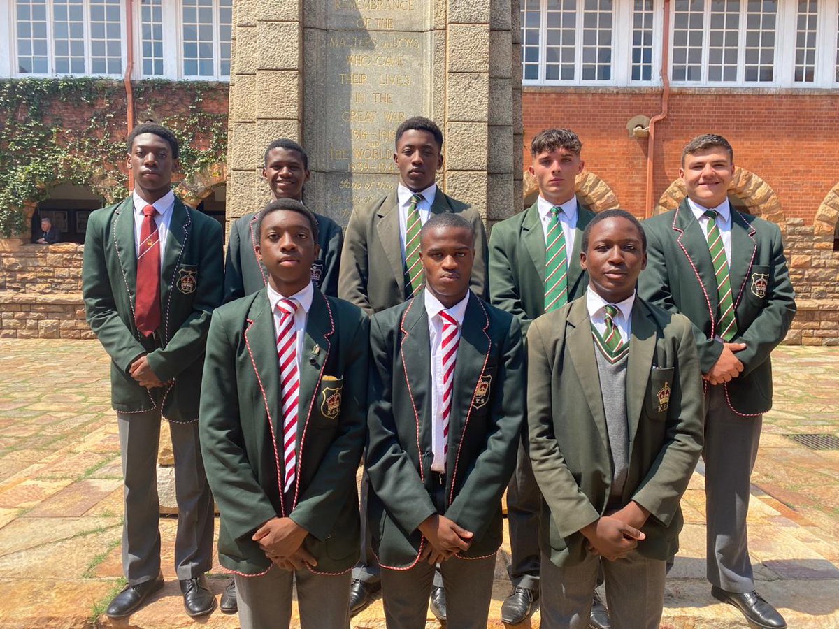Well done to the  9 athletes who qualified for SA School Athletics Championships in April after the Gauteng Schools Championships this past weekend. From top L -R W Magwenzi, T Thomas, C Amadi, D Groenewald &amp; J Antonie. Front L-R S Sabino, N Nhlapo &amp; B Mateya. Absent: J Wilkinson