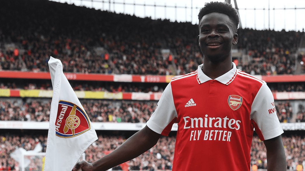 Mo_Arsenal9's tweet photo. If Bukayo Saka scores the first goal for Arsenal, I will give £50 to 1 lucky winner whoever likes and retweets this post. https://t.co/1DNkQKMQcK