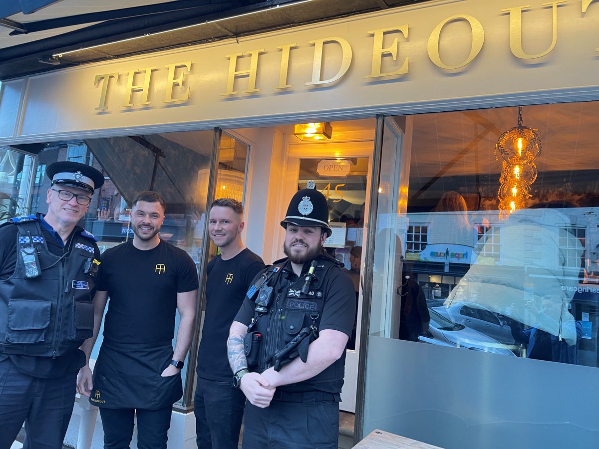 PC MONASTIRI and Senior PCSO DUNN-BROWN have been out in Bridgnorth over the weekend talking to some of the local landlords about Anti Social Behaviour (ASB) and how to reduce the impact that it may have on the local community.