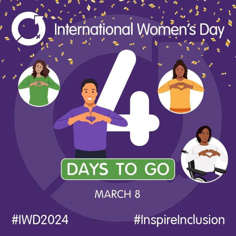 March 8th ‘International Women’s day’ 🎉 #Inclusion #Diversity
