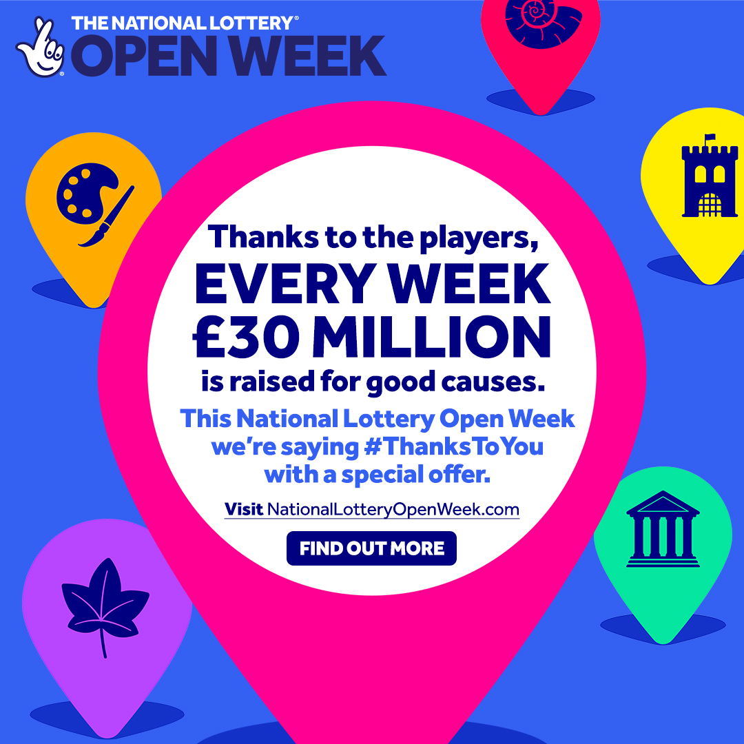 We're thrilled to be taking part in the National Lottery Open Week! Between the 9 – 17 March 2024, we’re offering #NationalLottery players Free entry to both our museums! #ThanksToYou Visit our website to learn more: bit.ly/3wgYCC6  <a href="/LottoGoodCauses/">National Lottery Good Causes</a>