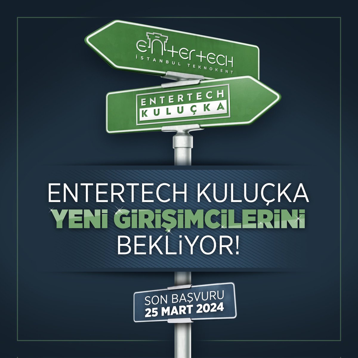entertechtr's tweet photo. 🌍 2024’ün ilk çağrısında #ENTERTECH Kuluçka yeni girişimcilerini bekliyor!

Şirketleşmeye hazır girişimler veya üç yaşından küçük şirketlerin başvurabileceği program için son başvuru tarihi 25 Mart 2024!
 
TechIP, Grantech ve Suptech gibi Entertech’e özel imkanlardan ve destek programlarından faydalanmak istiyorsan şimdi başvur, fırsatları yakala 👉🏻 https://t.co/yEedl6rrll