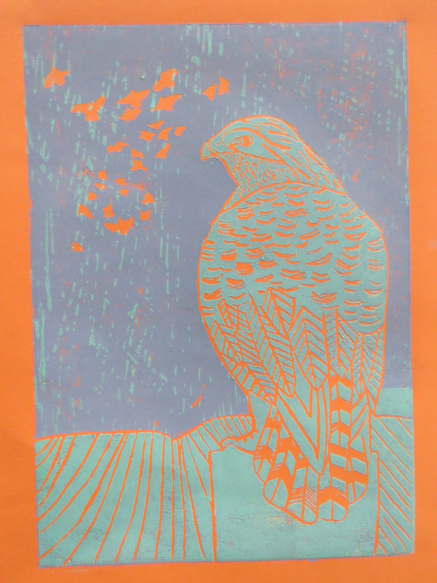 Glorious prints for sale tonight at the Art Sale @BedalesSchool   artwork by Blk 2 pupils, Zana, Yara, Jemima and Meredith ....more to follow!